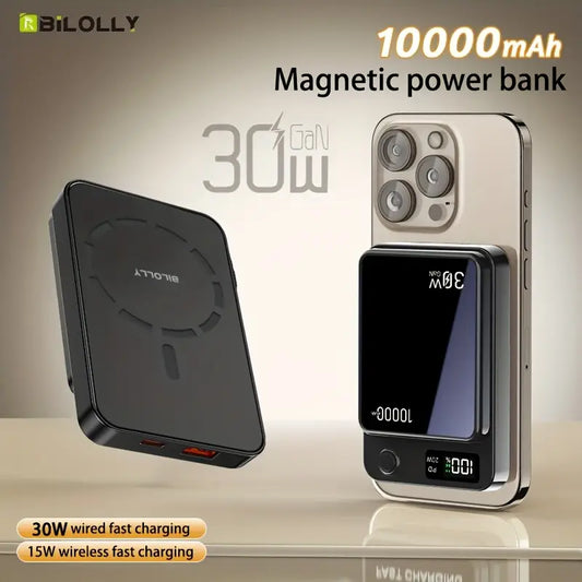 2026 Magnetic Wireless Charging Power Bank with 10000mAh