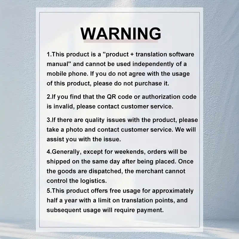 AI Language Translator Earbuds,150 Languages & Accents