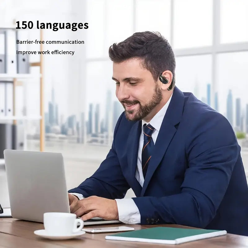 AI Language Translator Earbuds,150 Languages & Accents